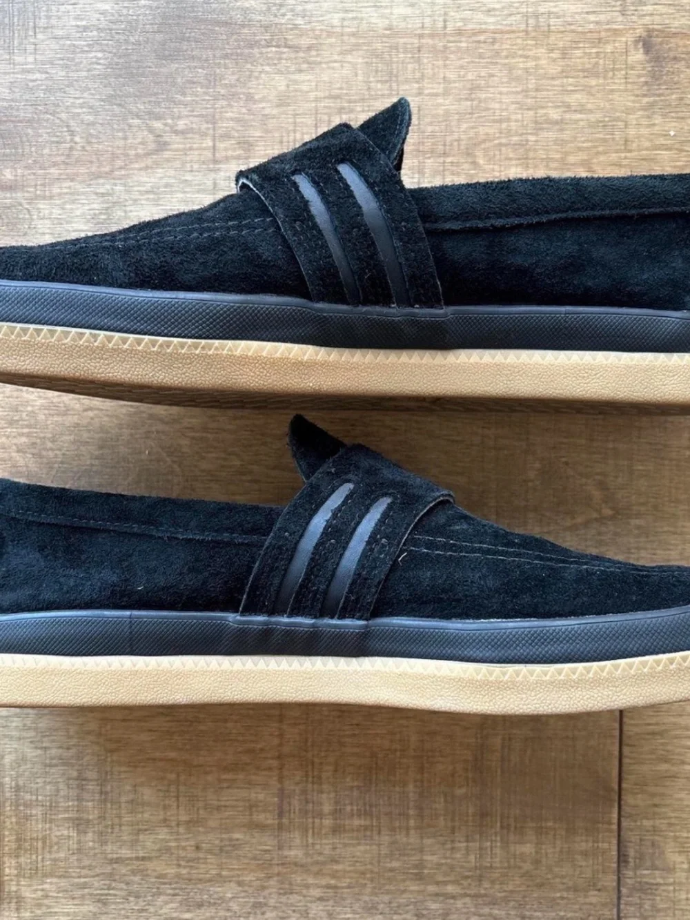 Adidas Men’s Black Suede Acapulco Loafers